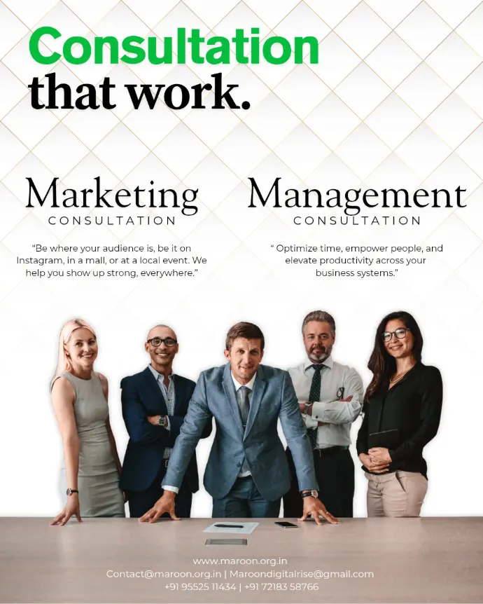 Marketing consultation management consultation maroon digital rise